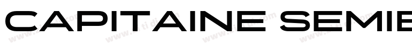 Capitaine SemiBold字体转换